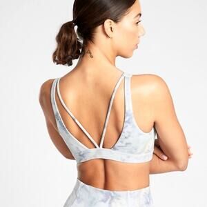 Athleta Exhale Bra Abstract size small